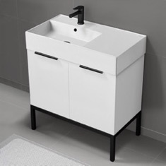 Modern Bathroom Vanity, 32 inch, Free Standing